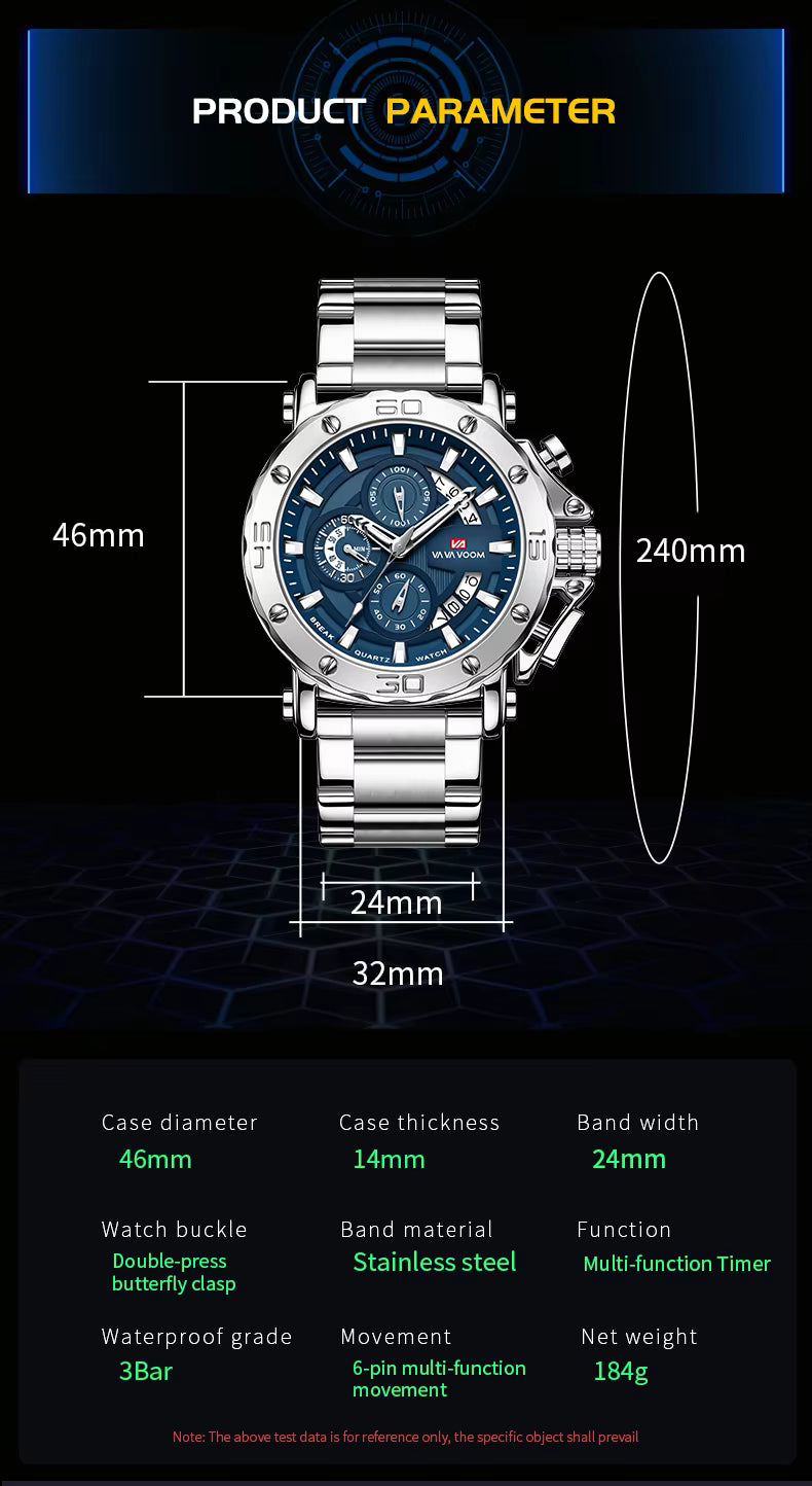 Nivo Carat VA VA VOOM Men's Chronograph Quartz Watch